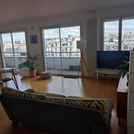 Amazing 70m2 Flat With Large Terrace And 2 Large Beds Parigi